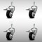 Service Caster 3.5 Inch SS Black Poly Swivel 3/8 Inch Threaded Stem Caster Set Total Lock Brake SCC-SSTSTTL20S3514-PPUB-BLK-381615-4 - alternate 4